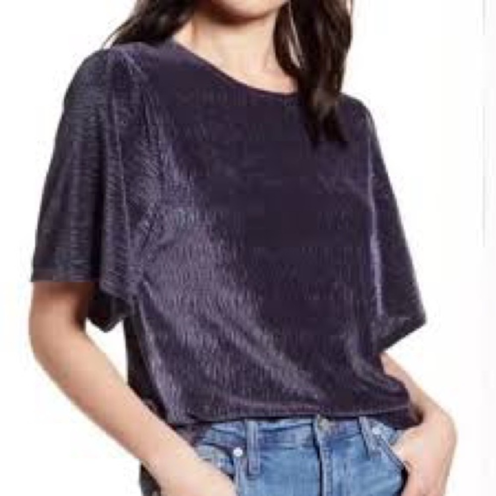 Madewell Velvet Top